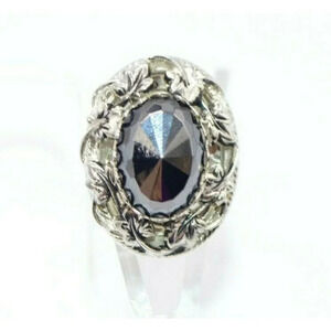 Pcraft Black Faceted Hematite Leaf Filigree